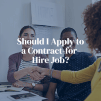 contract-to-hire jobs